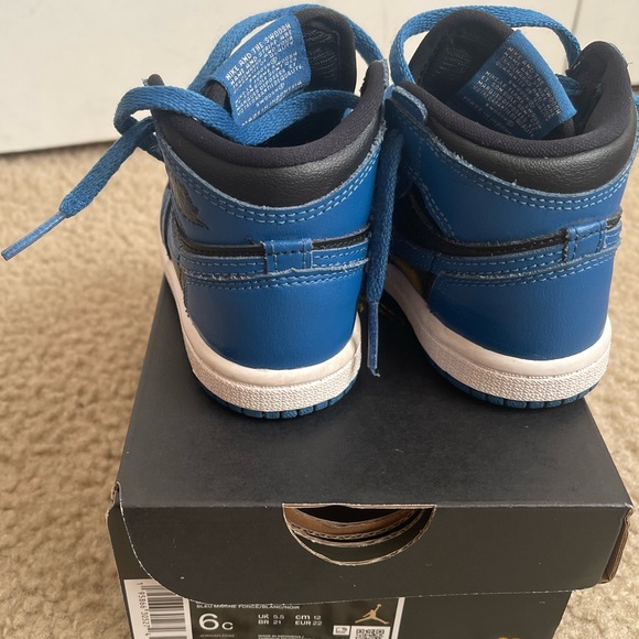 AIR JORDAN 1 HIGH MARINA BLUE - Picture 2 of 3